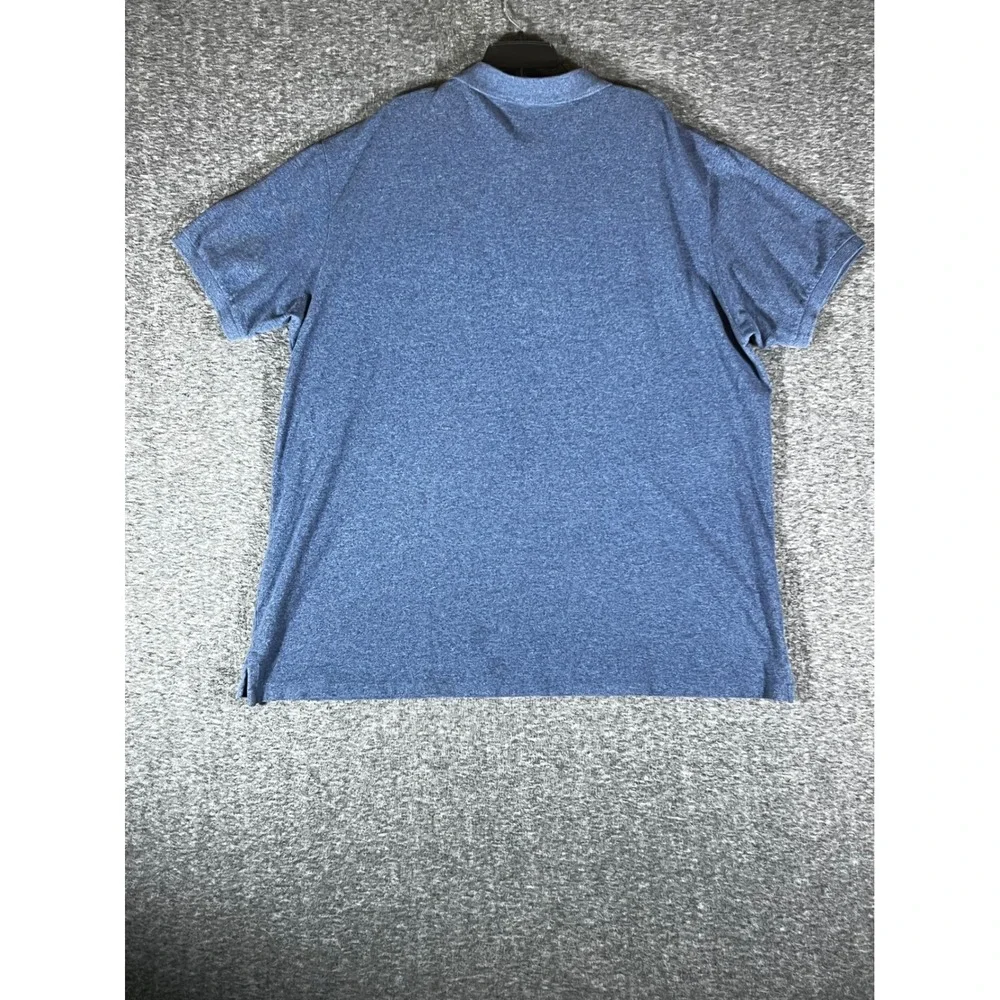 Polo‎ Ralph Lauren Mens 3XB Blue Heather Short Sleeve Cotton Polo Shirt Red Pony